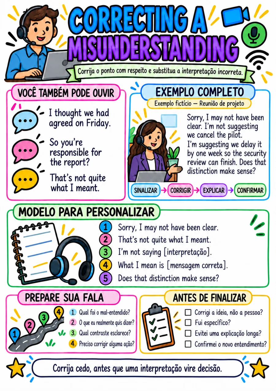 Mapa 22 — 50 Mapas Essenciais para Calls em Inglês