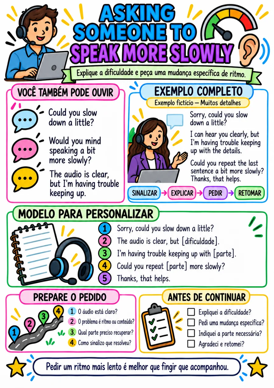 Mapa 17 — 50 Mapas Essenciais para Calls em Inglês